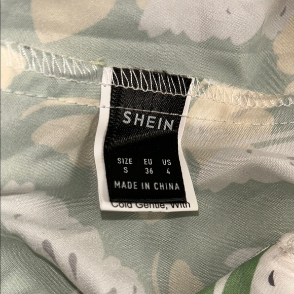 Green Floral Women's Swim Cover-Up - Picture 6 of 6